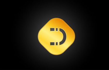 letter D alphabet icon logo shape for business company design