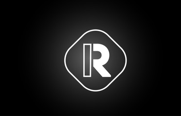 R alphabet letter icon logo shape for business company design