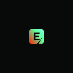 Initial Letter E Logo Template Design