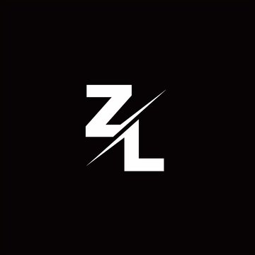 ZL Logo Letter Monogram Slash with Modern logo designs template