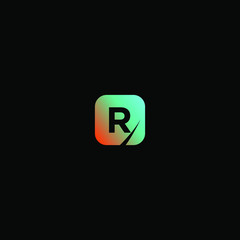 Initial Letter r Logo Template Design