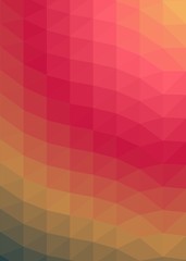Fototapeta premium dutch Color Abstract trianglify Generative Art background illustration