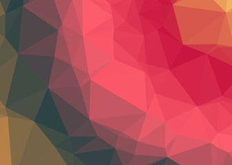 Obraz premium dutch Color Abstract trianglify Generative Art background illustration