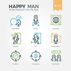 Happy Man - Human Resource And Lifestyle 6/16