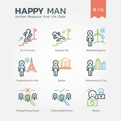 Happy Man - Human Resource And Lifestyle 11/16