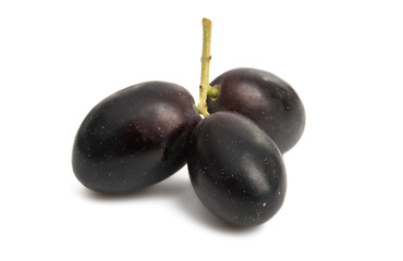 black olives isolated