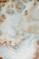 Abstract acrylic painting liquid pouring marble