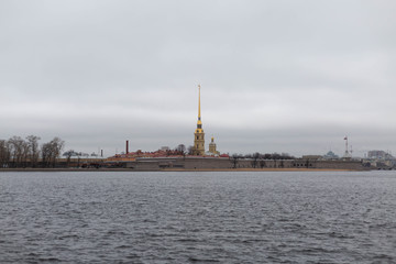 Obraz premium view of the Peter and Paul Fortress