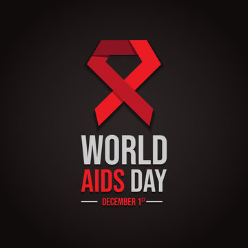 World AIDS Day 1st December World Aids Day hiv vector image