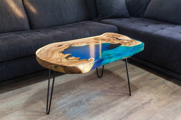 slab coffee table, modern coffee table
