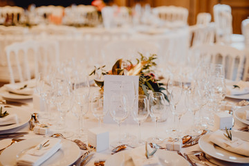 Décoration de table de mariage