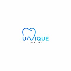 Unique and creative wordmark logo design of dentist medical care center with clean background - EPS10 - Vector.