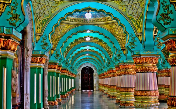 Top 124+ inside interior mysore palace latest