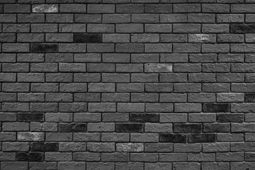 Gray and black brick wall background