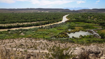 The Rio Grande seen from the Rio Grande Village Nature trail