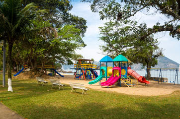 Obraz na płótnie Canvas Angra dos Reis - Small Beach in Condo