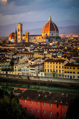 Fototapeta na wymiar Cathedral of Santa Maria del Fiore - Florence Cathedral