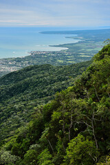 North shore of Dominican Republic at Puerto Plata from Isabel de Torres mountain