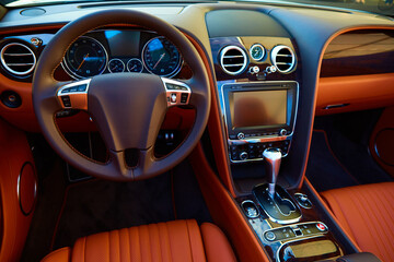 Luxury car Interior