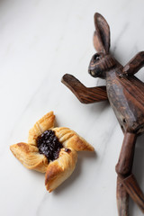 traditional Finland baking Joulutorttu, finnish christmas tart