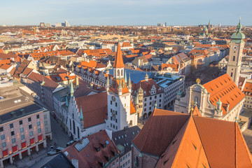 Panorama Of Munich, Germany