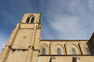 Eglise Saint Jean Baptiste dans la commune de Rive de Gier - Département de la Loire - France - Inaugurée en 1849 - Vue extérieure