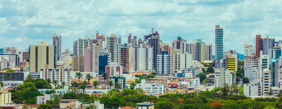 Panoramic view of Divin&oacute;polis, Minas Gerais State, Brazil