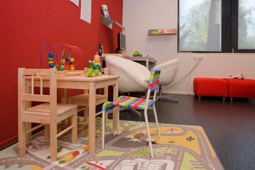 Physical therapy, physiotherapy, rehabilitation. Care. Children room.
