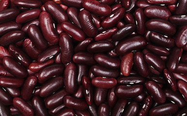 Red kidney beans background and texture