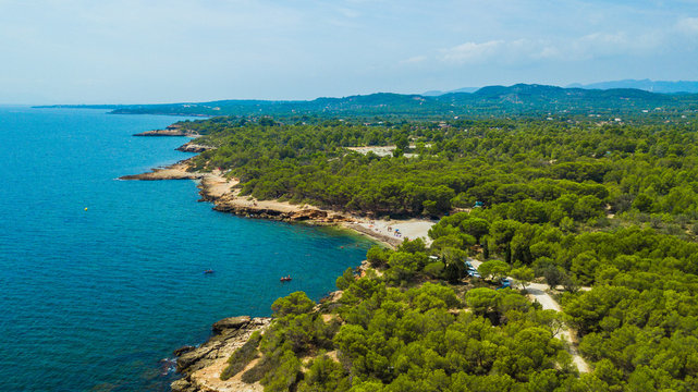 Costa Dorada in Catalonia (Spain)