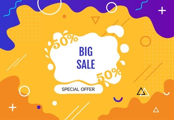 Memphis background. Background for black friday. Eps 10.