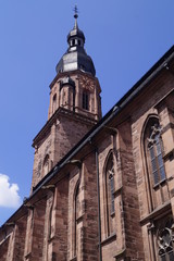 Fototapeta na wymiar Heiliggeistkirche Heidelberg