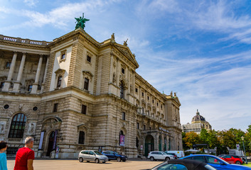 Fototapeta na wymiar Heldenplatz in Vienna Wien, Austria.