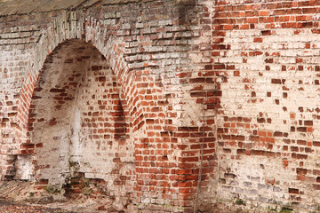 17th century stone fortress wall of the Solotcha female monastery