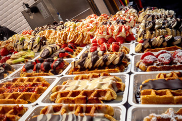 Waffles in Belgium