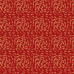 Christmas candy on red background. Seamless pattern illustrations. Festive background
