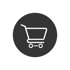 Shopping Cart Icon, flat design best icon
