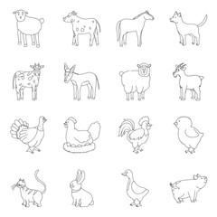 Isolated object of homemade and countryside logo. Collection of homemade and agriculture vector icon for stock.