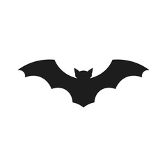 Halloween bat icon. Vector. Isolated.