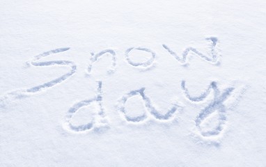 Snow.