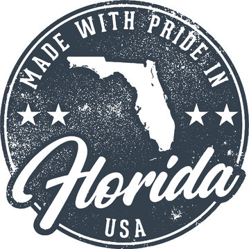 Made in Florida State Packaging Label