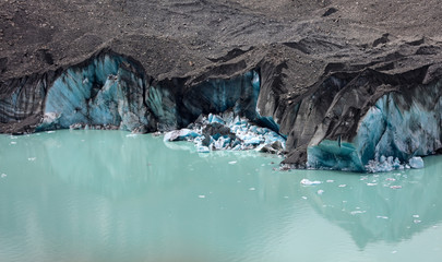 Gletscher auf der Südinsel in Neuseeland
