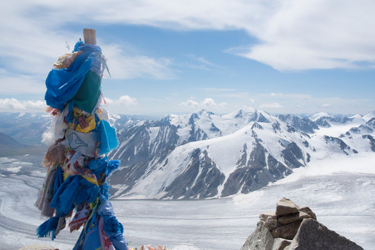 Glaciers In Altai Mountains, Mongolia