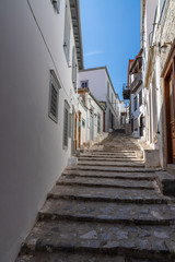 Obraz na płótnie Canvas Traditional buildings and streets in Hydra Island