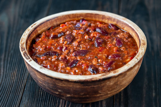 Bowl Of Chili Con Carne