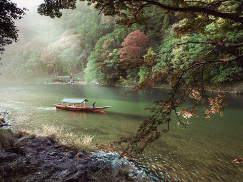 boat on the river