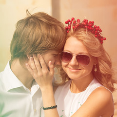 Beautiful wedding couple