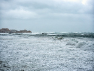 Winter storm in Malta