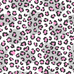 Seamless leopard pattern. Fashion print. Textile, fabric, design.