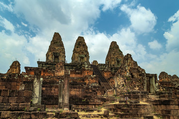 Pre Rup Eastern Mebon Angkor wat Lost ancient Khmer city jungle Siem Reap Cambodia